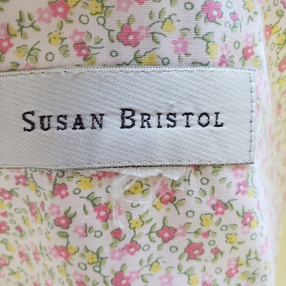 Susan Bristol Half Sleeve Snap Front Embroidered Yellow Denim Crop Jean Jacket - Picture 10 of 11